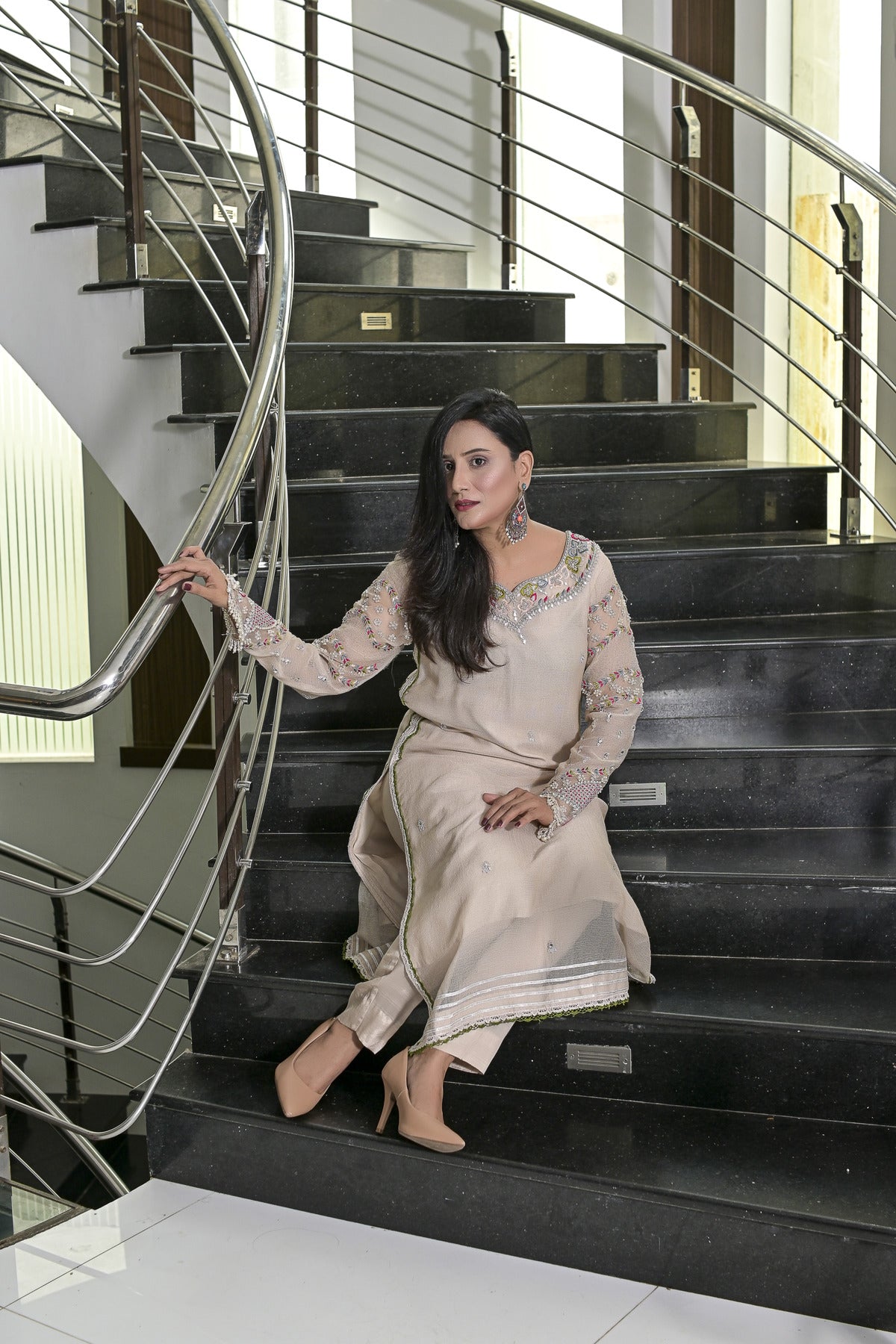 sabiya shirt and dupatta