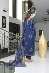 raisa navi blue shirt dupatta