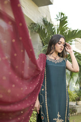 Yasmen sea green dress